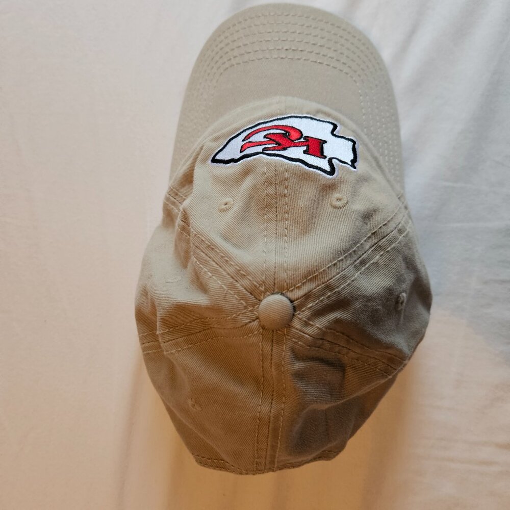 Kansas City Chiefs Khaki Adjustable Cap - Picture 3 of 6